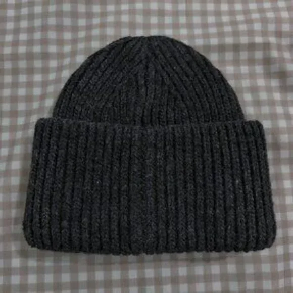 Acne Studios Unisex Dark Grey Knit Hat display picture 2